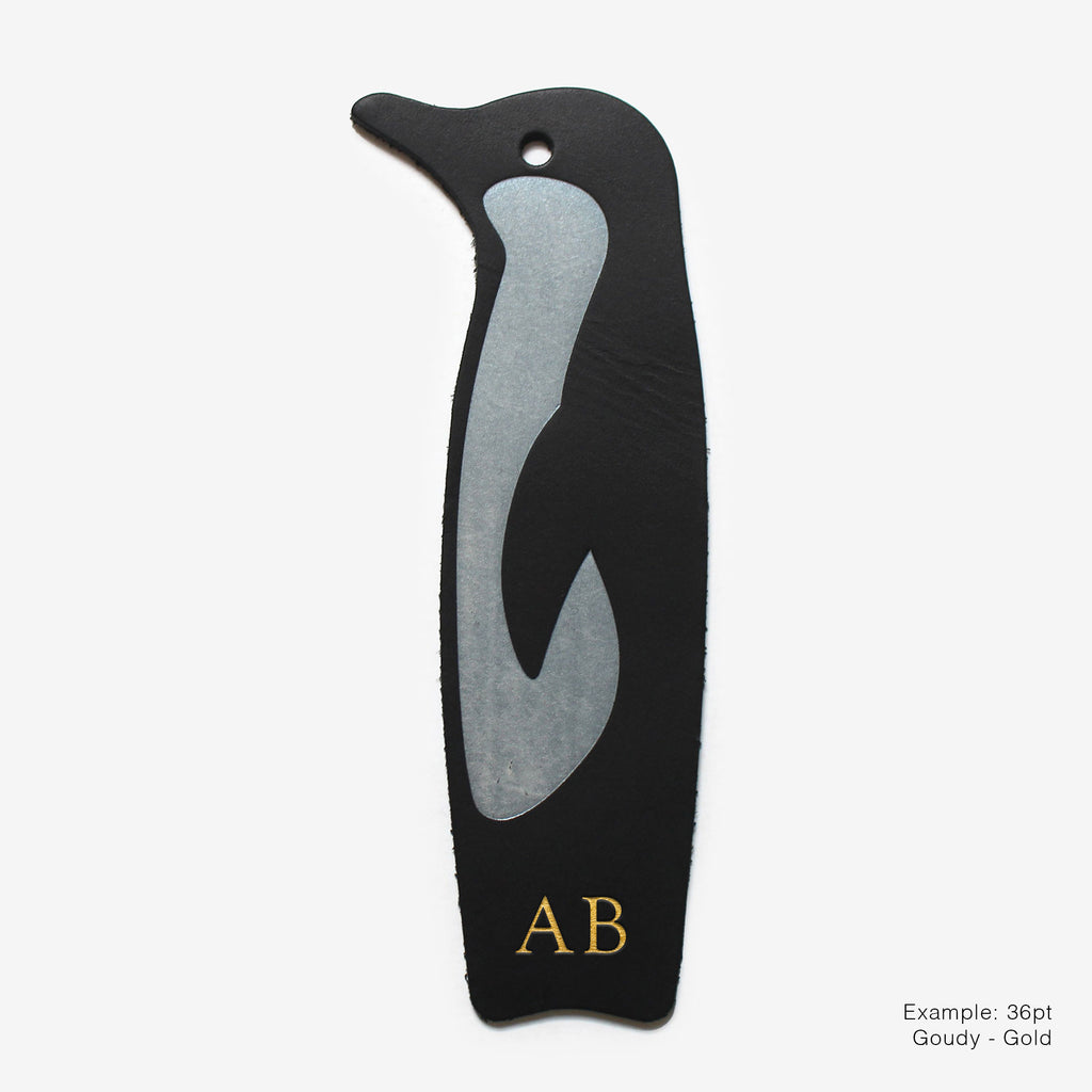 Australian Animals Genuine Leather Bookmark – Fairy Penguin