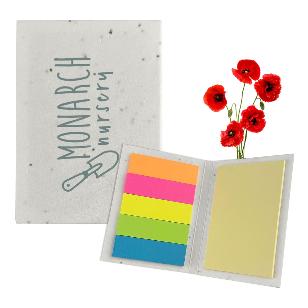 Corn Poppy Seed Sticky Note Pad