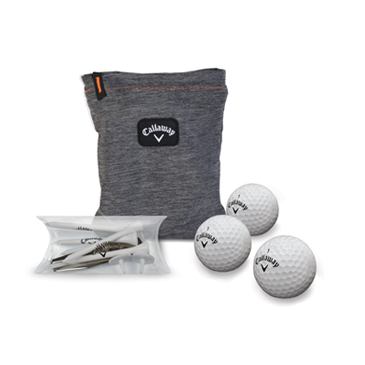 Callaway Clubhouse 3 Ball Valuables Pouch Combo