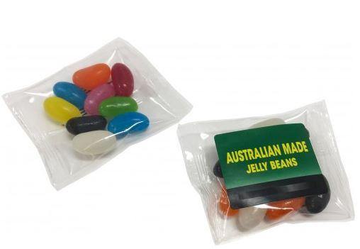 Australian Made Jelly Beans in Cello Bag - New Age Promotions
