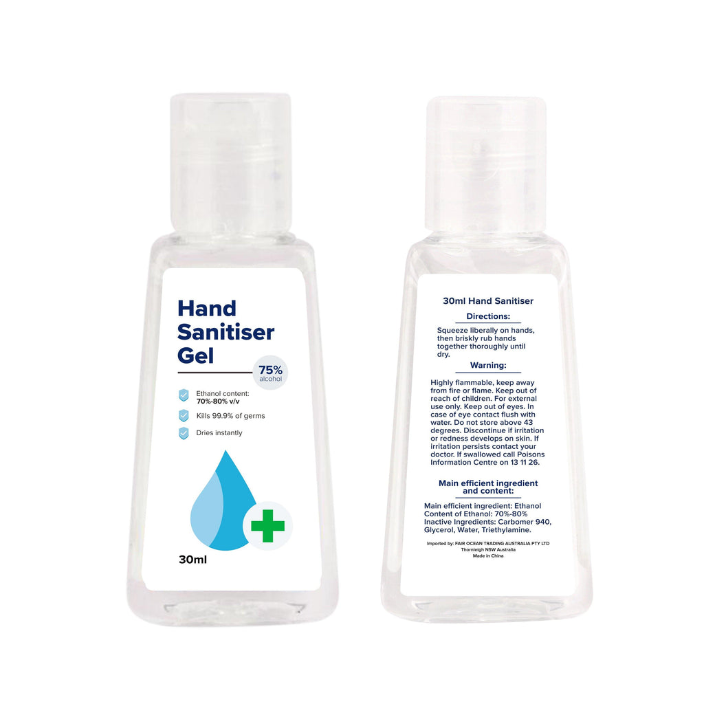 30ml Hand Sanitiser Gel - New Age Promotions