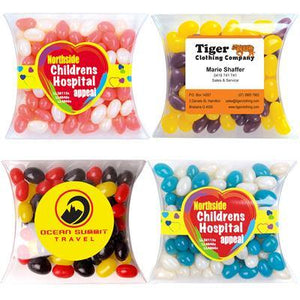 Corporate Colour Mini Jelly Beans in Pillow Pack - New Age Promotions