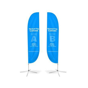 Small(65*200cm) Convex Feather Banners - New Age Promotions