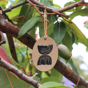 Gift Tags – Set of 6, Made from Recycled Leather in collaboration with Indigenous artists