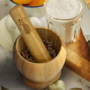 NATURA Bamboo Mortar and Pestle