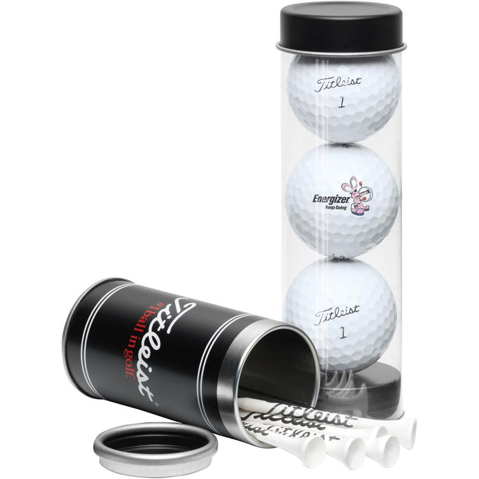 Titleist 3 Ball Tube and Tee TruFeel