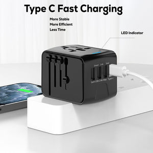 Deluxe USB-c Travel Adapter