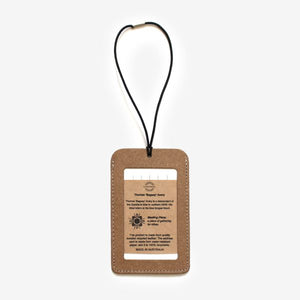 Aus Made Recycled Leather Luggage Tag, Meeting Place – Thomas Avery Collaboration