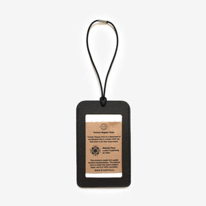 Aus Made Recycled Leather Luggage Tag, Meeting Place – Thomas Avery Collaboration