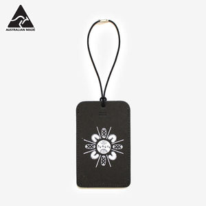 Aus Made Recycled Leather Luggage Tag, Meeting Place – Thomas Avery Collaboration