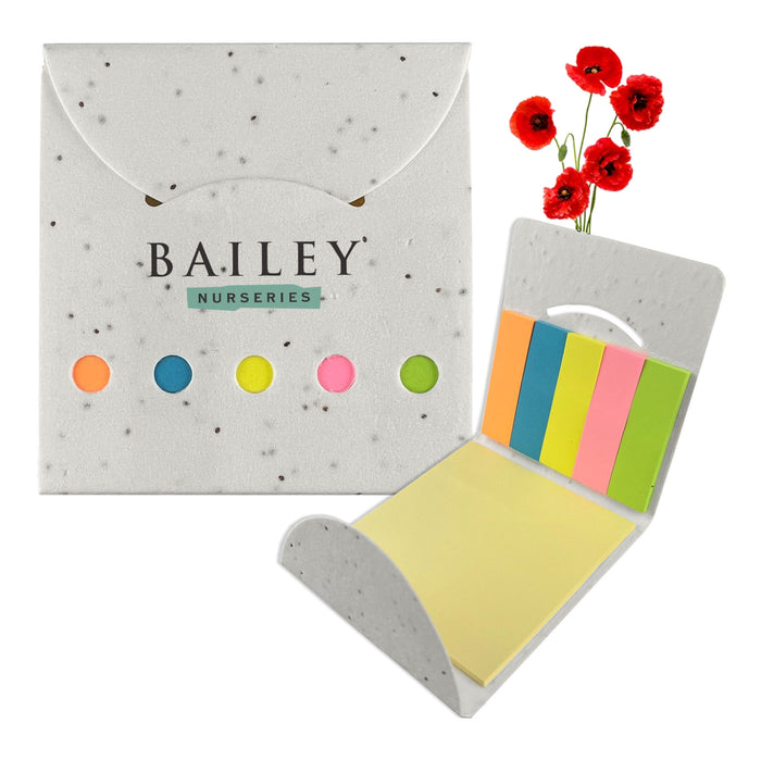 Corn Poppy Seed Sticky Note Pad