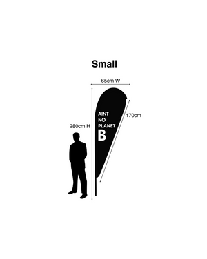 rPET Teardrop Banner - Small