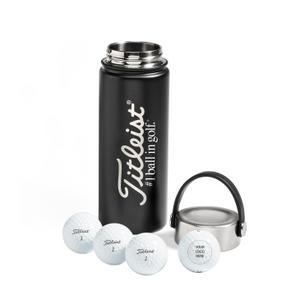 Titleist 4 Ball Metal Water Bottle - Stock