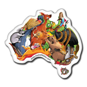 Stock Shape Domed Fridge Magnets
