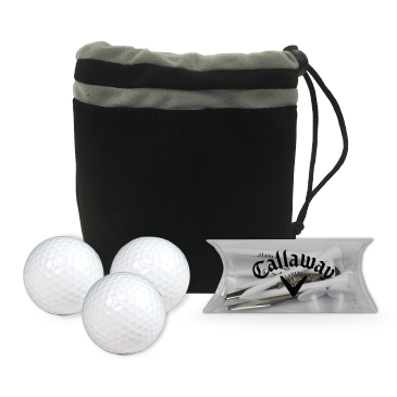 Callaway 3 Ball Valuables Pouch Combo - New Age Promotions