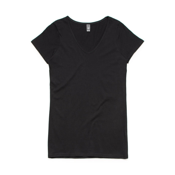 BEVEL V-NECK TEE