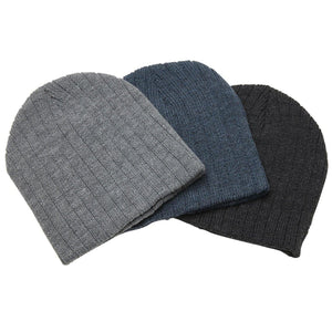 Heather Cable Knit Beanie - New Age Promotions