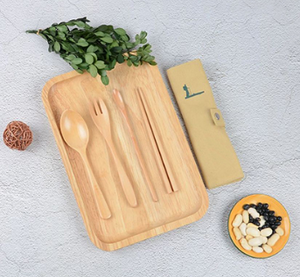 4 Piece Wooden Utensil Set - New Age Promotions