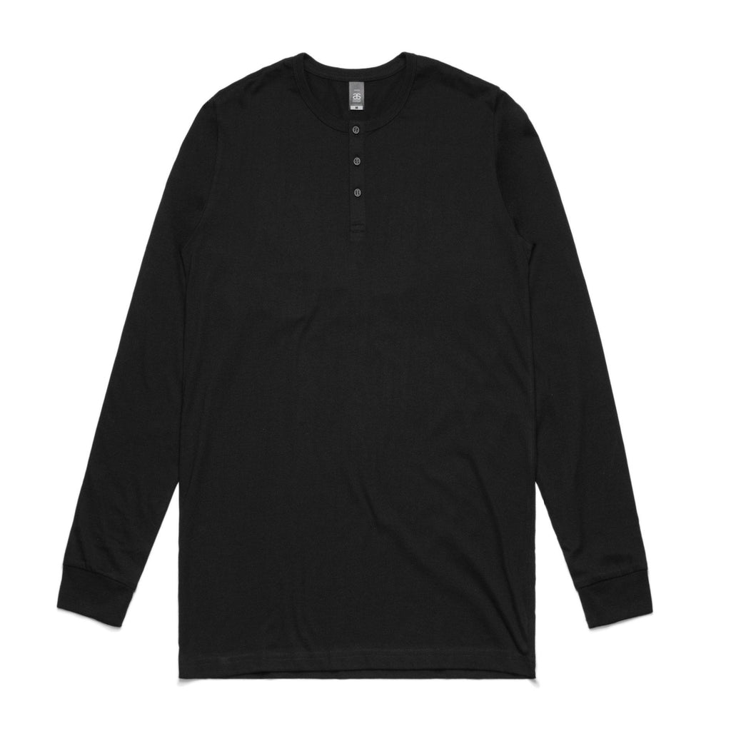 HENLEY LONG SLEEVE TEE - New Age Promotions