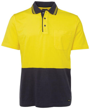 Hi Vis S/S Cotton Polo - New Age Promotions