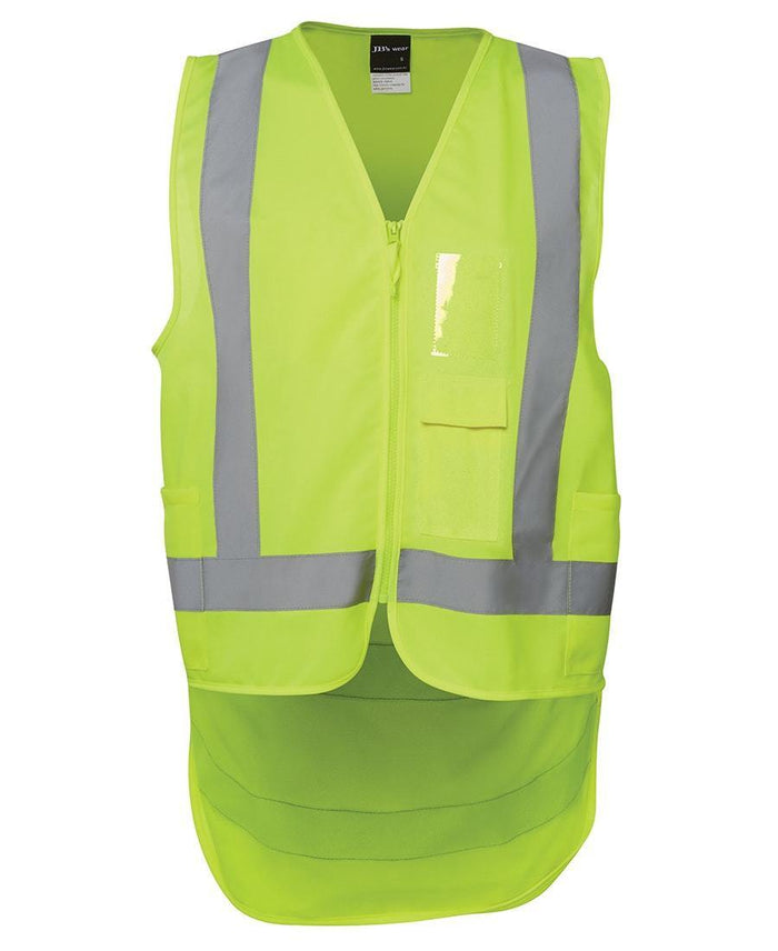 Hi Vis Zip Drop Tail H Pattern (D+N) Vest
