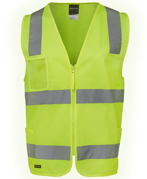 Hi Vis (D+N) Zip Safety Vest - New Age Promotions