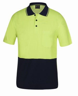 Hi Vis S/S Bamboo Back Polo - New Age Promotions