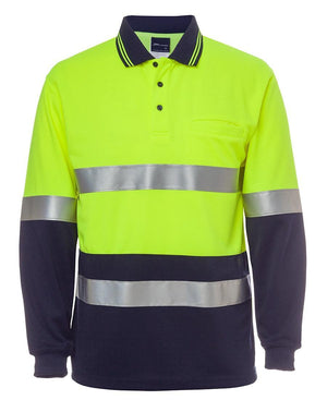 Hi Vis L/S (D+N) Traditional Polo - New Age Promotions