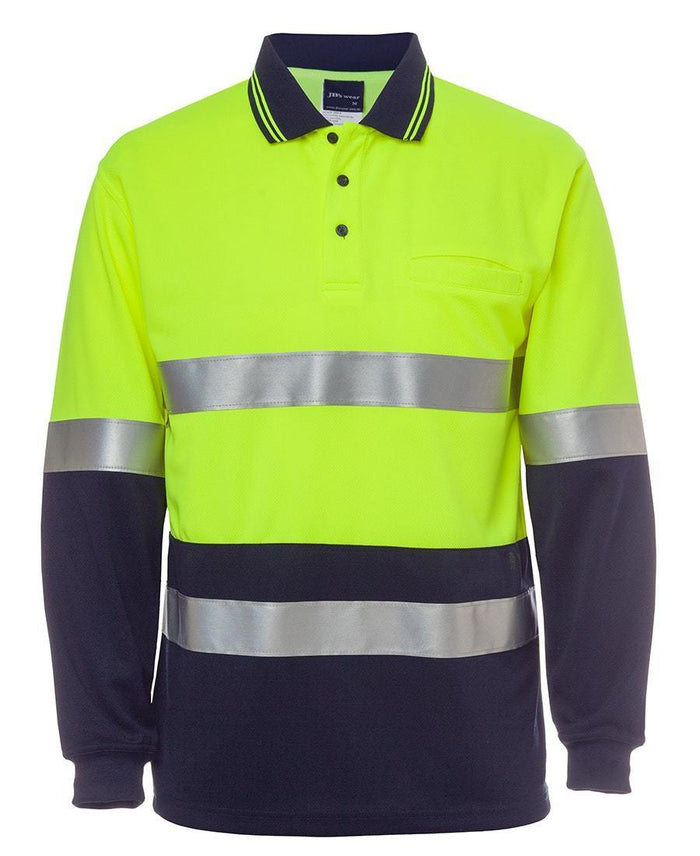 Hi Vis L/S (D+N) Traditional Polo