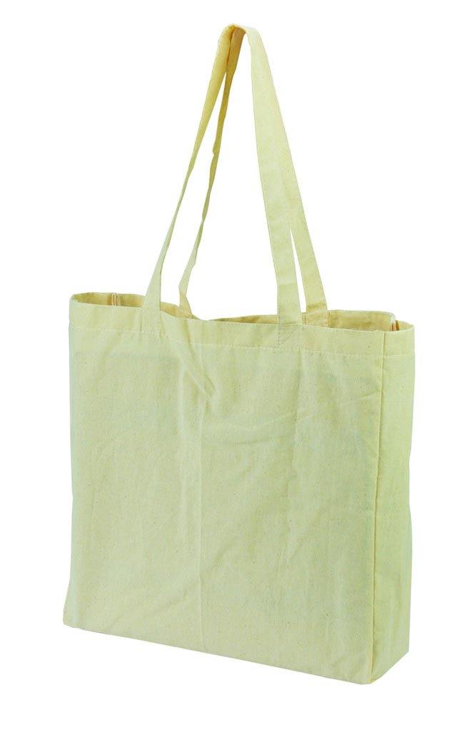 CALICO BAG WITH GUSSET