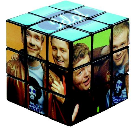 57mm Rubik's® Cube 3x3 (custom print) - New Age Promotions