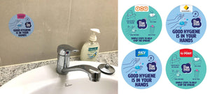 Hygiene Reminder Stickers - New Age Promotions