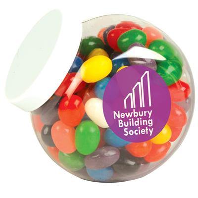 Assorted Colour Mini Jelly Beans in Container - New Age Promotions