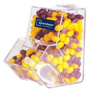 Corporate Colour Mini Jelly Beans in Dispenser - New Age Promotions