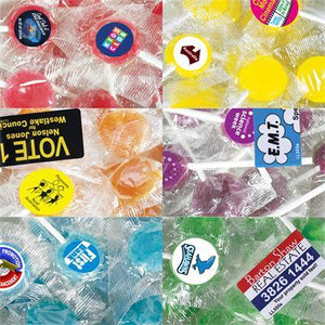 Corporate Colour Lollipops - New Age Promotions