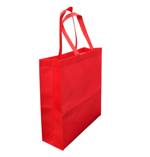 LAMINATED NON WOVEN BAG WITH LARGE GUSSET