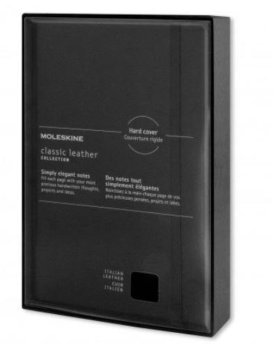 Moleskine Classic Leather Hard Cover Notebook - Large - New Age Promotions