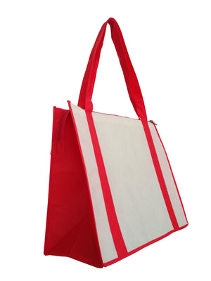 NON WOVEN LARGE ZIPPED SHOPPING BAG - New Age Promotions