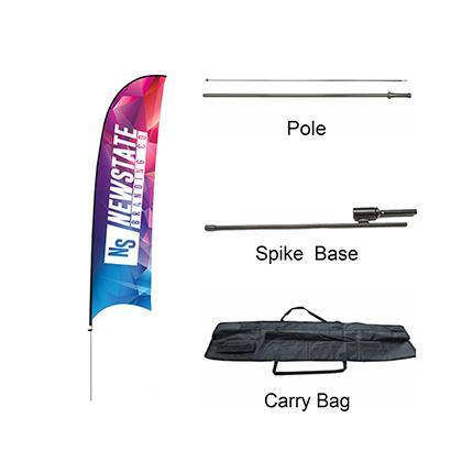 Small(65*200cm) Concave Feather Banners