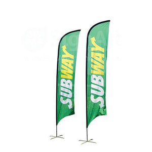 Small(65*200cm) Concave Feather Banners - New Age Promotions