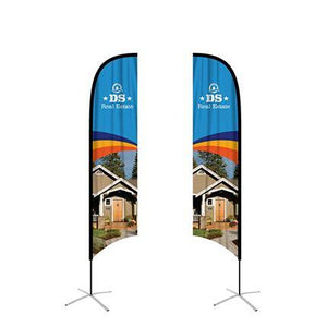 Medium(70.4*300cm) Concave Feather Banners - New Age Promotions