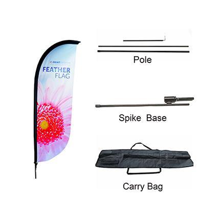 Small(65*200cm) Convex Feather Banners - New Age Promotions