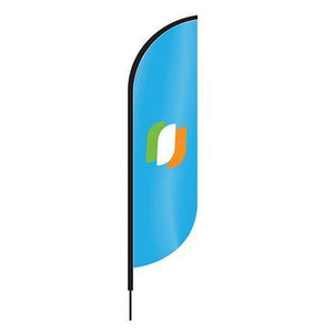 Large(80.5*400cm) Convex Feather Banners - New Age Promotions