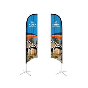 Small(65*200cm) Angled Feather Banners - New Age Promotions