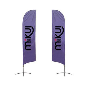 Medium(70.4*300cm) Angled Feather Banners - New Age Promotions
