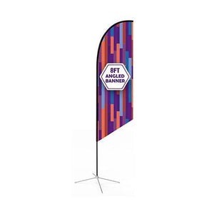 Medium(70.4*300cm) Angled Feather Banners - New Age Promotions