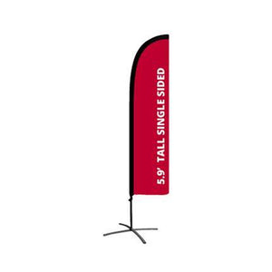Small(65*200cm) Straight Feather Banners - New Age Promotions
