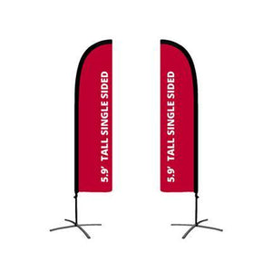 Small(65*200cm) Straight Feather Banners - New Age Promotions