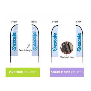 Small(65*200cm) Straight Feather Banners - New Age Promotions