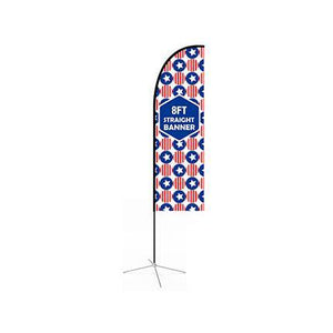 Medium(70.4*300cm) Straight Feather Banners - New Age Promotions